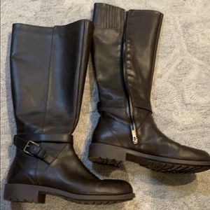 Cole Haan brown leather boots